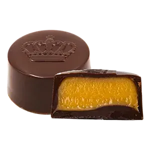 Ciocolată neagră cu cremă de șampanie – bomboană de ciocolată artizanală Choco Toni